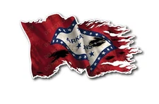 3x Arkansas State Flag Decal Sticker Car Truck Window Vehicle Bumper 3M Graphic
