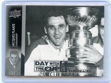 2021-22 Upper Deck Day with the Cup #DCF17 Jacques Plante Montreal Canadiens