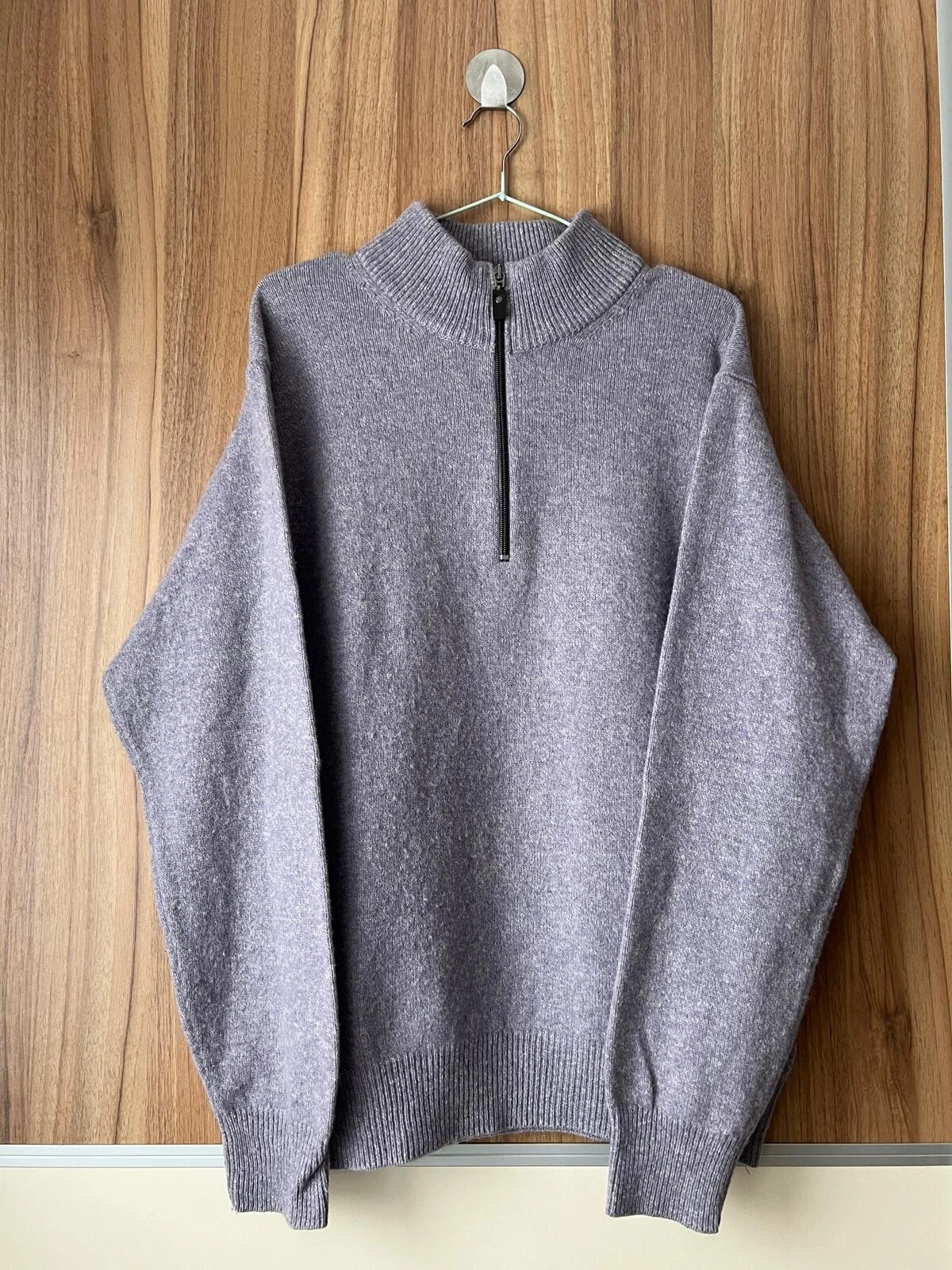Oversize Lambswool quarterzips unisex Luca D’altieri Tailor fit