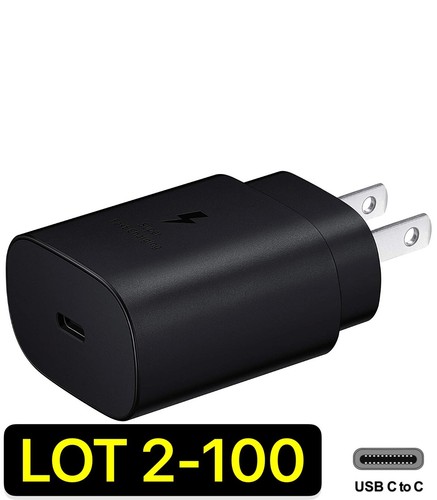 SET 2-100 Schnellladegerät PD Typ C Wand Reise Stecker für Samsung Galaxy S21/Ultra - Bild 6 von 13