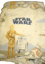 Pottery Barn Star Wars Crib Sheet Set Fitted Flat Pillowcase C3PO R2D2 Organic
