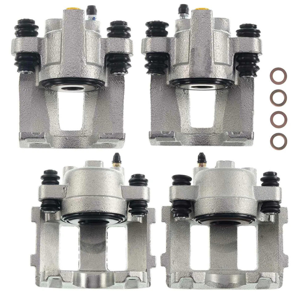 Juego de 4 pinzas de freno de disco delanteras y traseras para Jeep ZJ Grand Cherokee 1994-1998 Foto 3 de 4