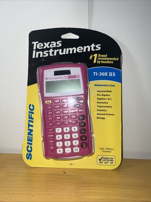 Texas Instruments TI-30X IIS 2-Line Scientific Calculator, Pink