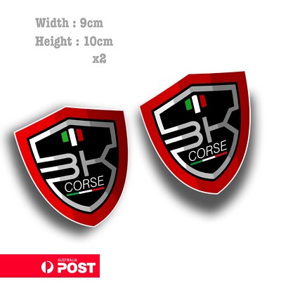 Ducati Racing Corse Badge, Motorcycle Helmet Vinyl Sticker | eBay Australia