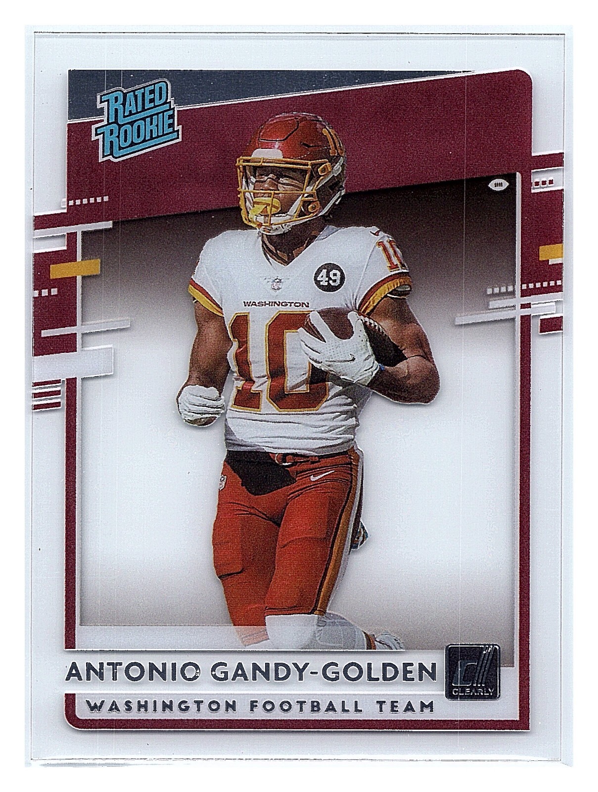 Antonio Gandy-Golden 2020 Panini Donruss Clearly Rated Rookie Auto RC #RR-AGG