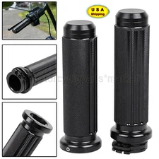 1" Handlebar Hand Grips For Harley Dyna Sportster 1200 Road Glide Slim FLS XL883