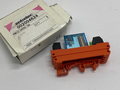 Entrelec 20046-24 relay module 002004624, RM121 24vdc 16A sub ABB 1SNA020046R240 - Picture 4 of 8