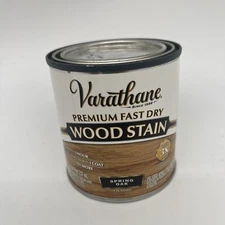Varathane 262023 Spring Oak Fast Premium Dry Wood Stain 1/2 Pint 8oz Can
