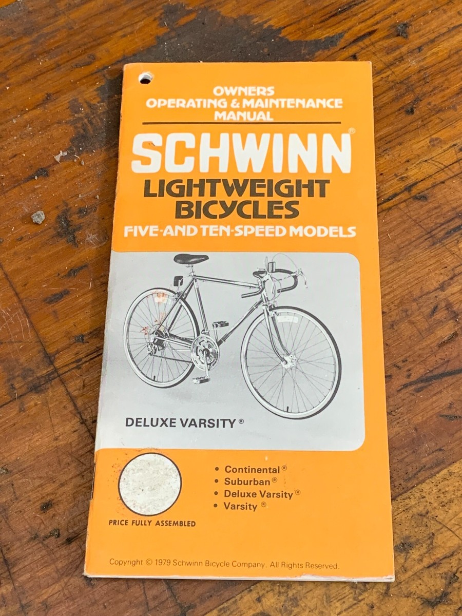 classic schwinn bicycles book 1974 LETOUR TEN SPEED ROAD TEST BROCHURE BICYCLE CATALOG VINTAGE NOS including balloon Classic Schwinn Bicycles