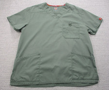 Dickies Adults XL Army Green Work Scub Top Short Sleeve Top
