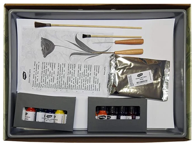 Ebru Marmorierset (19 teilig) | Marmorierset | Karin Marble Starterkit