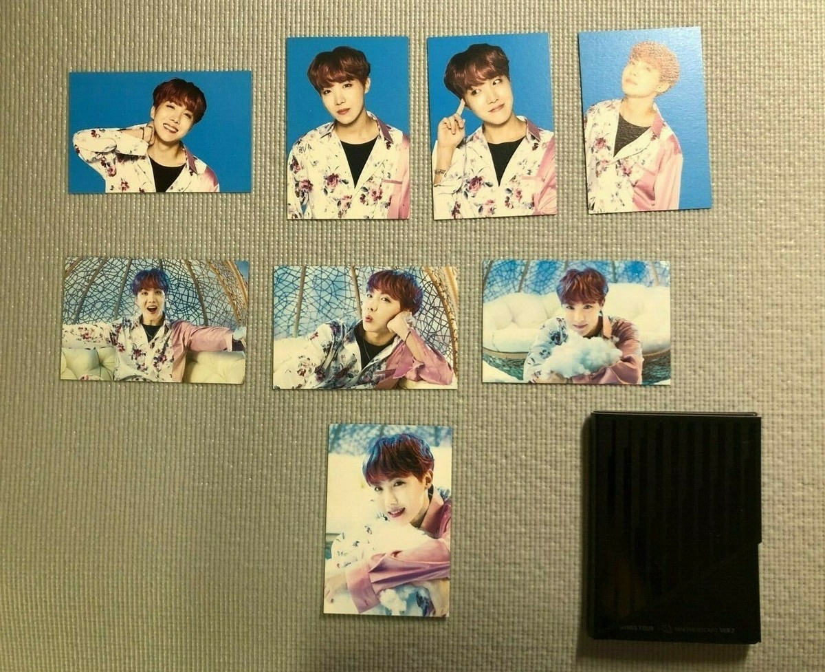 BTS The Wings Tour 2017 Live Trilogy Official Mini Photocard ( J