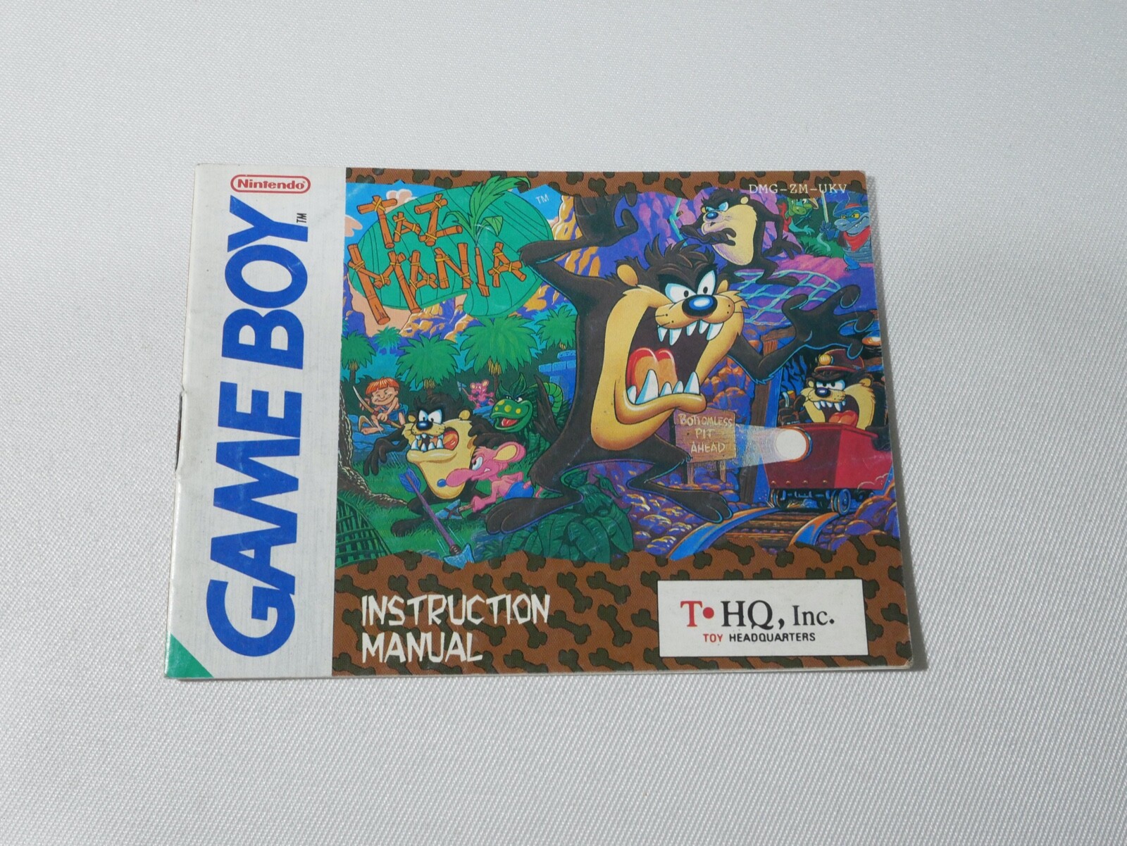 Notice Taz Mania Nintendo Game Boy UKV