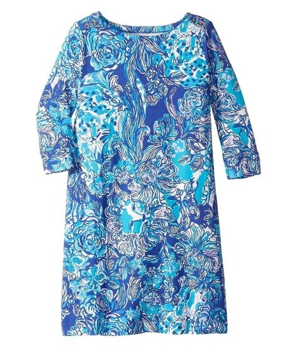 Lilly Pulitzer Girls Mini Sophie "Cat Call" Dress, Size 12/14