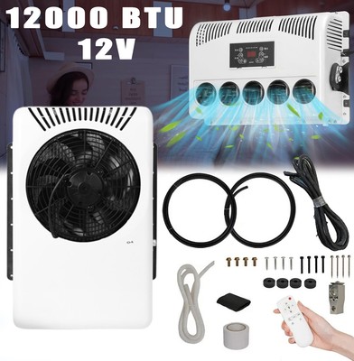 Truck Cab Air Conditioner Split 12V AC 12000 BTU For Semi Trucks Bus RV Caravan
