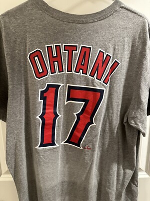 ナイキ メンズ Tシャツ Shohei Ohtani Los Angeles Angels Nike Name & Number T-Shirt 半袖 Gray Shohei Ohtani Los Angeles Angels Nike Name & Number T-Shirt Men's