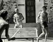 Paul Newman Playing Tennis 4x6 Picture Celebrity Print