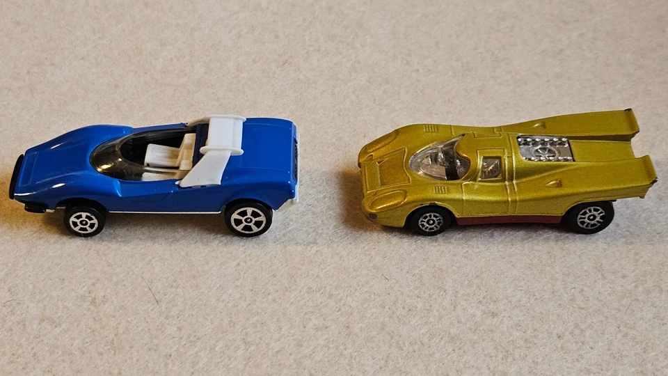Corgi Juniors -7 macchinine Alfa Romeo P33-Porsche 917-Volvo tractor-matchbox - Immagine 4 di 4