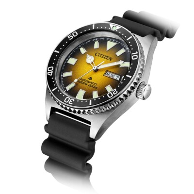 Citizen Promaster Watch NY0120-01X Automatic Diver Yellow Dial