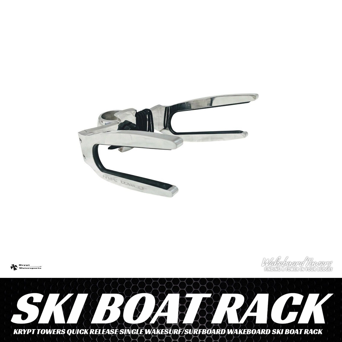 Krypt Towers Quick Release Single Wakesurf/Surfboard Wakeboard Ski - Main Image