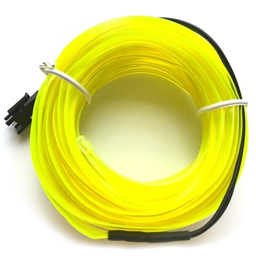LED Car Interior EL Wire Neno lights Auto Atmosphere Tube Strip Rope Tape Light - Picture 19 of 31