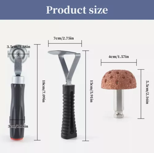 Tire Repair Patch Tool Liner Scraper Kit Grinding Head Buffing Wheel Car Truck - Bild 13 von 14