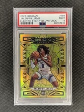 2022-23 Obsidian Jalen Williams ROOKIE Yellow Flood Electric Etch # /10 PSA 9