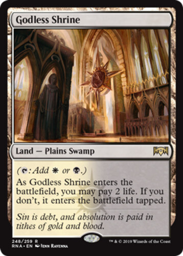 FOIL - Godless Shrine (Borderless) - Unfinity (UNF) | eBay