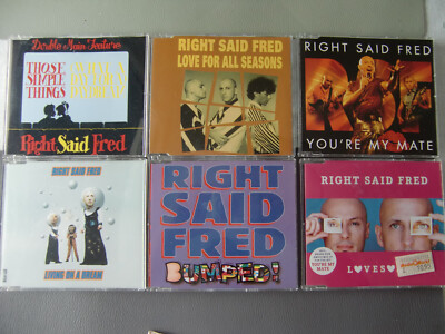 CD Singles-Right Said Fred 6x