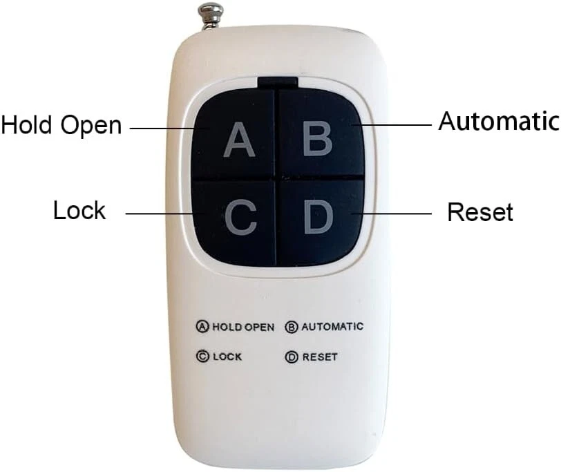 Automatic Swing Door Opener Olide120B Remote Control Fob Keychain Handheld - Image 3 of 4