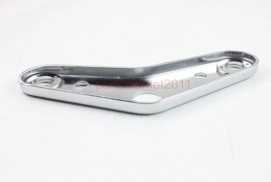 Abrazadera triple superior de hierro cromado 53231-098-970SG para bicicleta Honda CT70 1975-1979 Foto 3 de 4