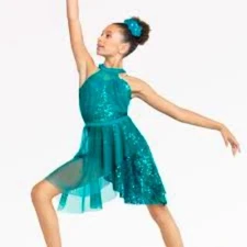 Revolution Dance Costume lyrical Emerald Something To Remember Rc21540 MC Size 