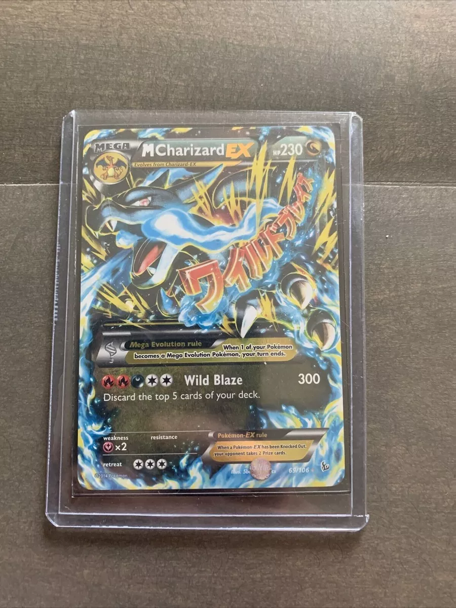  Pokemon - Mega-Charizard-EX (108) - XY Flashfire - Holo : Toys  & Games