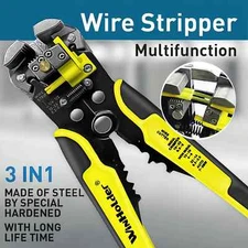 Electrician WireTool CableWire Cutter Crimper Automatic Crimping Stripping Plier