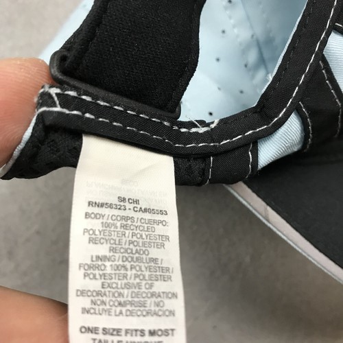 Nike Hat Womens Blue Tailwind Aerobill Panel Running Dri Fit Strapback Cap Gym - Picture 8 of 9