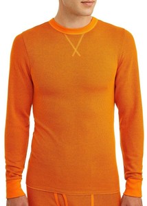 orange thermal top