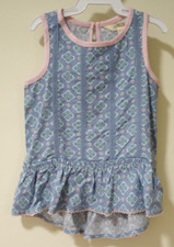 NEW Matilda Jane Blue/Pink Floral Top Girl's Size 2
