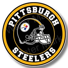 Pittsburgh Steelers Helmet Vinyl Sticker Decal 12 Different Size Car Window