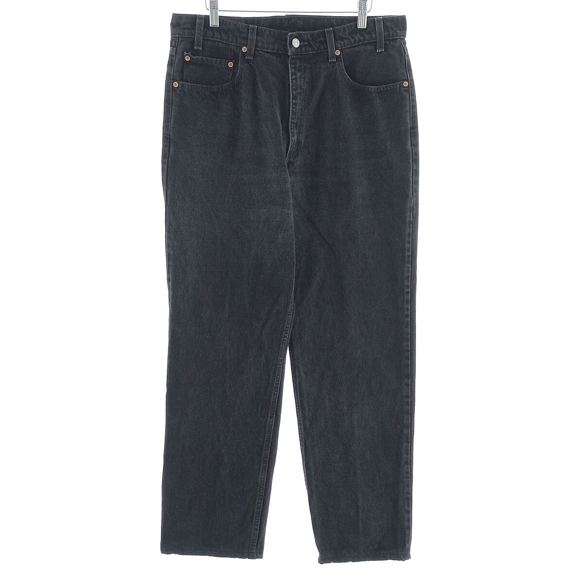 LEVI’S / 90's 550 black denim pants 90'S Levi's 550 Relaxed Fit Black Denim Tapered Denim Pants