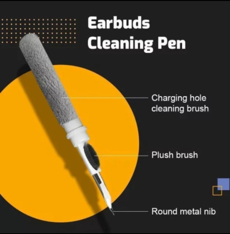 Kit de limpieza de bolígrafo de auriculares inalámbricos Bluetooth para Airpods Pro Bluetooth Foto 3 de 4