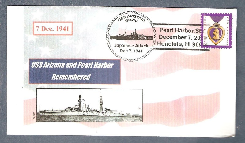 GREYTCOVERS PEARL HARBOR USS ARIZONA BB-39 REMEMBERED 7 DEC 2020