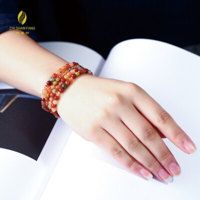 Natual Crystal Fukurokuju Bracelet 6MM Crystal Bracelet For