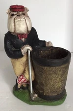Telle M Stein  BullDAWG Golfer Desk Container