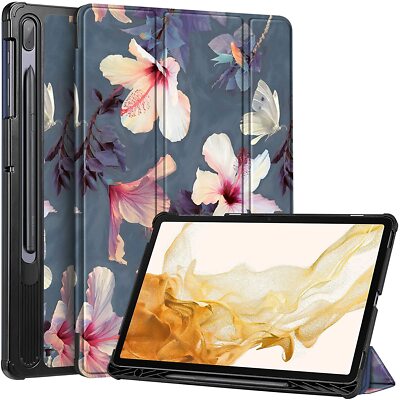 Slim Case for Samsung Galaxy Tab S8 Plus 2022 /S7 Plus 2020 12.4'' Smart Cover