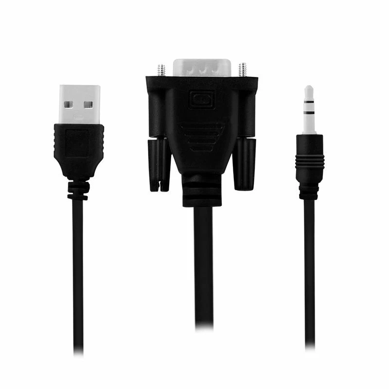 VGA zu HDMI Audio Video Adapter Konverter PC Notebook HDMI VGA 3,5mm Klinke - Bild 4 von 4