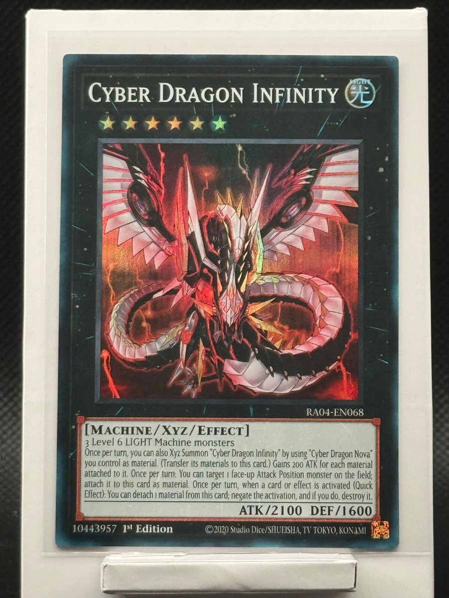 Yu-Gi-Oh! Cyber Dragon Infinity 1st Edition Super Rare 25th Anniv