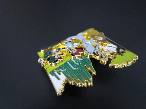 Prendedores Disney Mago de Oz Mickey Mouse Minnie Goofy Donald Gran Película Paseo Prendedor Foto 3 de 3