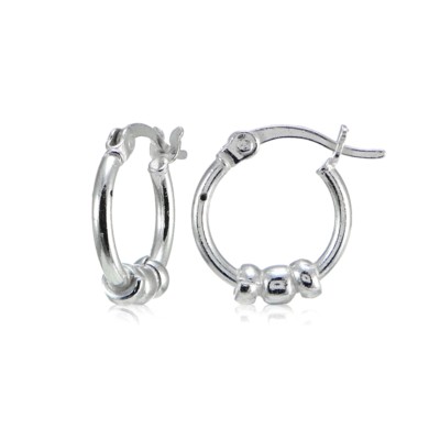 イヤリング TATIANA SILVER925 Plain Mini Hoop Earring EC1941 Designer fashion, Seoul-fully created | W Concept