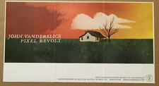 JOHN VANDERSLICE Rare VINTAGE 2005 PROMO POSTER of Revolt CD 22x12 NEVER DISPLAY