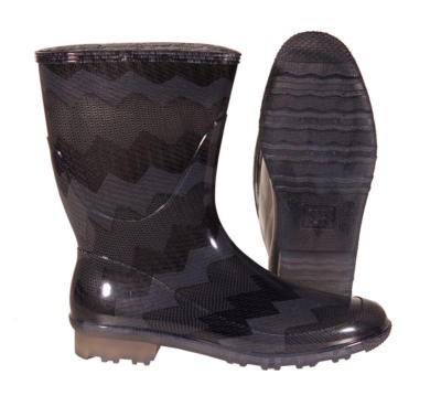 Gummistiefel Damen G&G LINA BASSO TUBOLARE grau gezackt Gr. 38 - Gr. 41